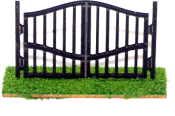 HO Scale - Wrought Iron Gate 2
